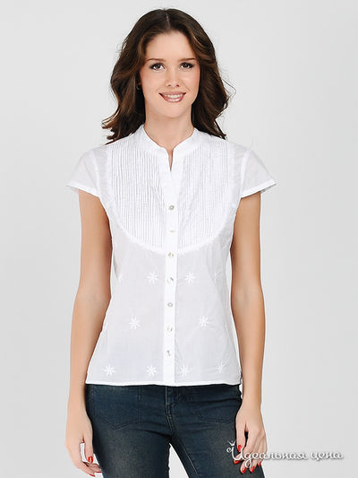 Блуза Manvi, цвет цвет белый