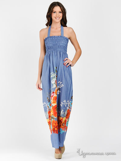 Сарафан Мультибренд, цвет цвет синий