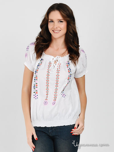 Блуза Manvi, цвет цвет белый