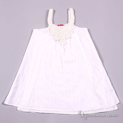 Платье Solog для девочки, цвет белый