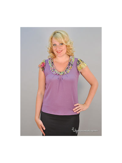 Блуза Forus, цвет цвет фиолетовый