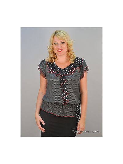 Блуза Forus, цвет цвет черный / белый