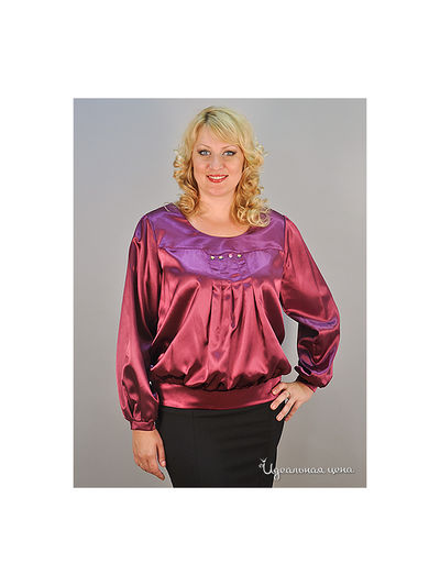 Блуза Forus, цвет цвет бордовый