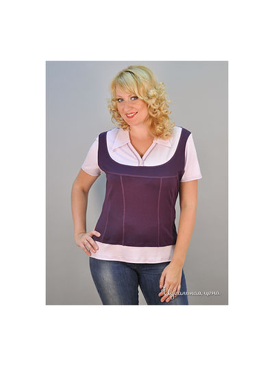 Блуза Forus, цвет цвет бордовый