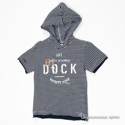 Футболка WPM, цвет цвет темно-синий / белый