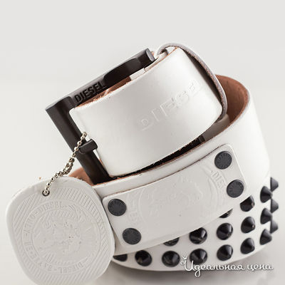 Ремень Diesel, цвет цвет белый