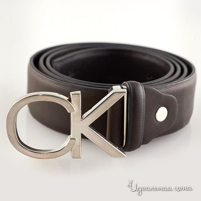 Ремень Calvin Klein, цвет цвет коричневый