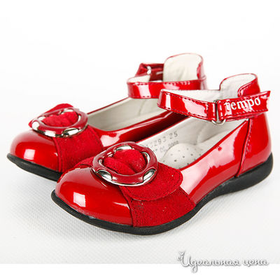 Туфли Tempo kids, цвет цвет красный