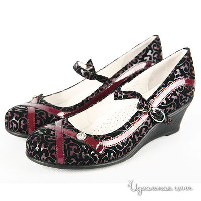 Туфли Tempo kids, цвет цвет бордовый / черный