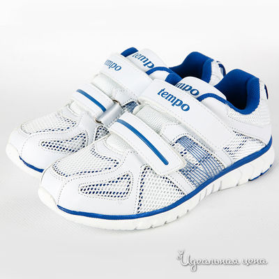 Полуботинки Tempo kids, цвет цвет белый / синий