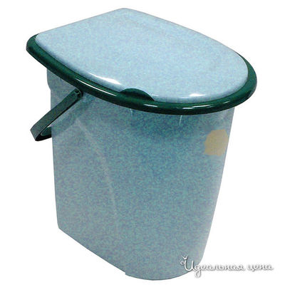 Ведро-туалет Техоснастка, цвет цвет голубой