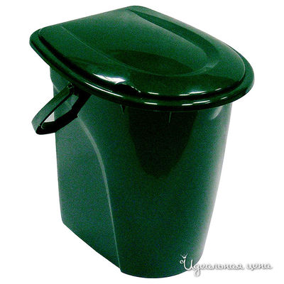 Ведро-туалет Техоснастка, цвет цвет зеленый