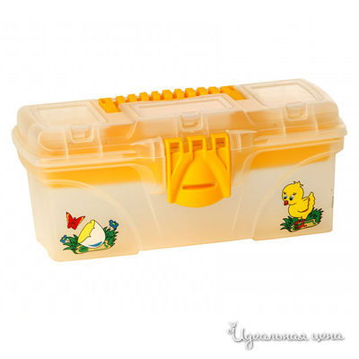 Ящик Техоснастка, цвет цвет желтый