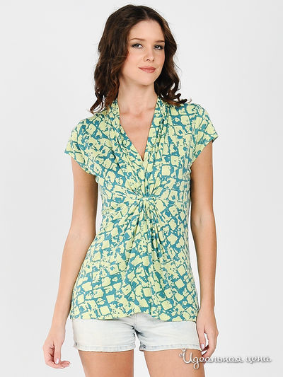 Топ Gregori, цвет цвет бирюзовый / салатовый