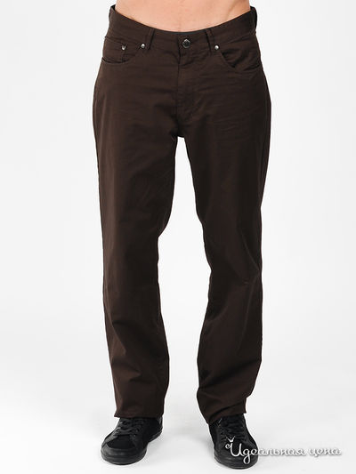 Брюки Gregori, цвет цвет темно-коричневый