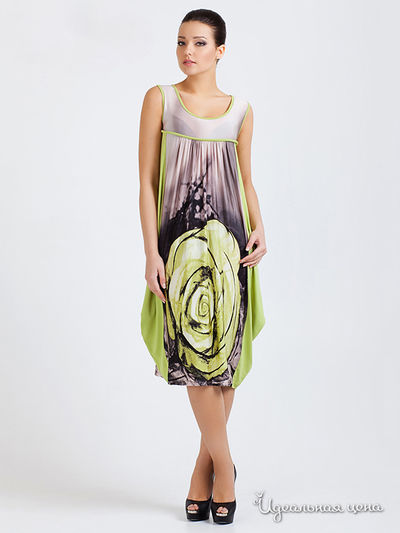 Сарафан Pikanto, цвет цвет оливковый / мультиколор