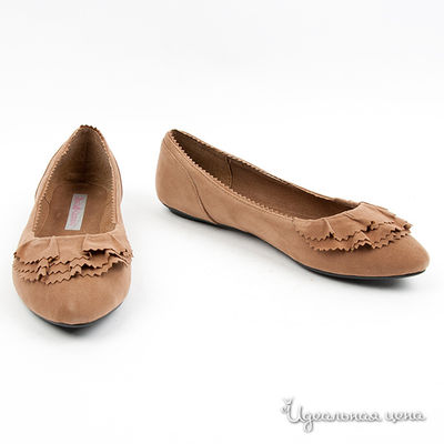 Балетки Antiglamour, цвет цвет бежевый