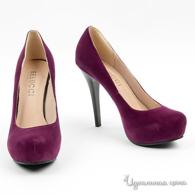 Туфли BELUCCI, цвет цвет вишневый
