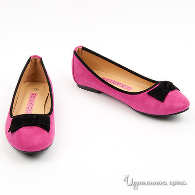 Балетки BELUCCI, цвет цвет фуксия / черный