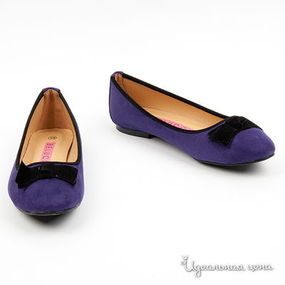 Балетки BELUCCI, цвет цвет фиолетовый / черный