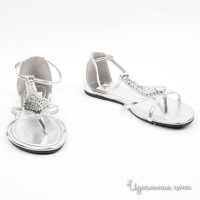 Сандалии BUTTERFLY, цвет цвет серебристый