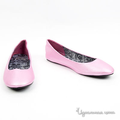 Балетки BUTTERFLY, цвет цвет серебристо-розовый