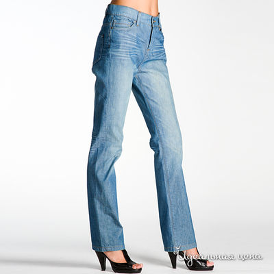 Джинсы NafNaf, цвет цвет голубой