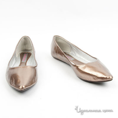 Балетки Antiglamour, цвет цвет бронзовый