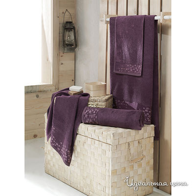 Полотенце Issimo, цвет цвет пурпурный