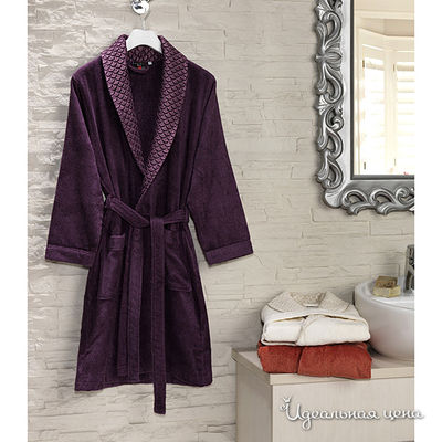 Халат Issimo, цвет цвет темно-фиолетовый