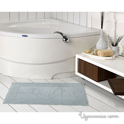 Полотенце-коврик Issimo, цвет цвет серо-голубой