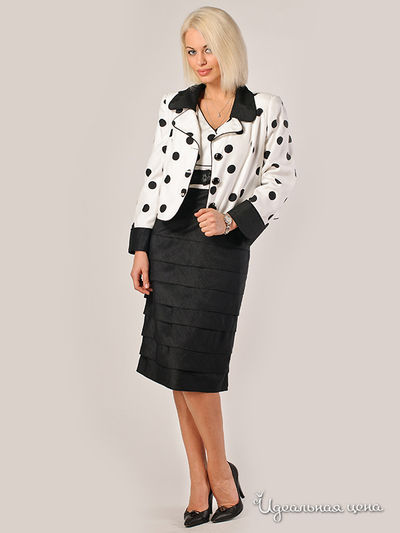 Жакет Gold, цвет цвет белый / черный