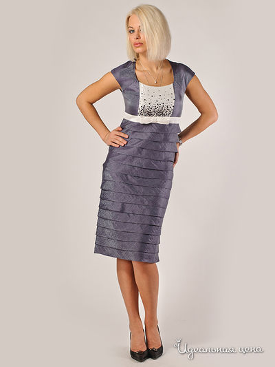 Платье Gold, цвет цвет серый / белый