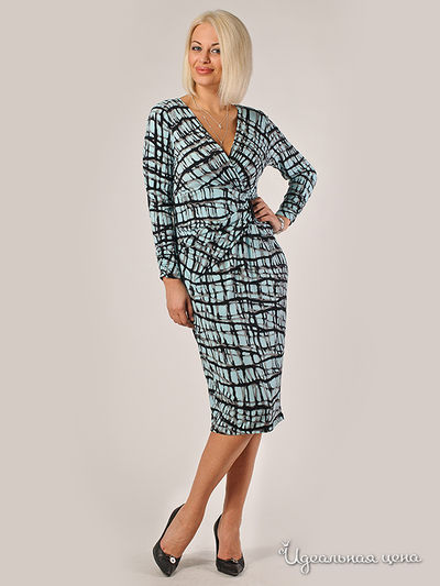 Платье Gold, цвет цвет бирюзовый / черный