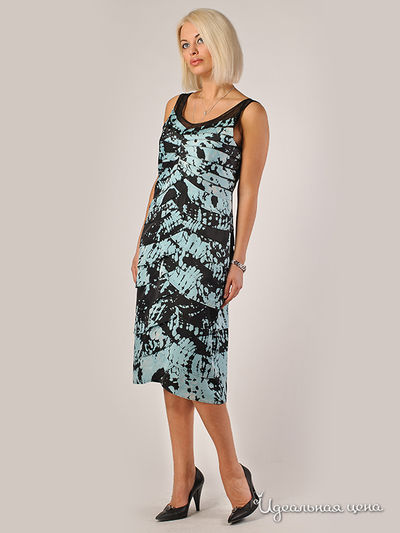 Платье Gold, цвет цвет бирюзовый / черный