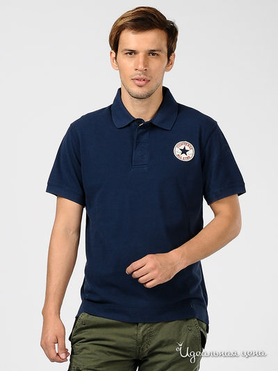 Футболка-поло Convers, цвет цвет синий