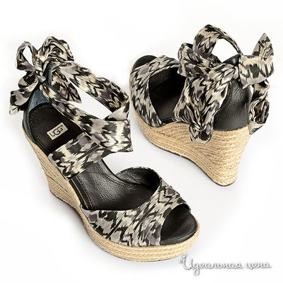 Босоножки UGG, цвет цвет черный