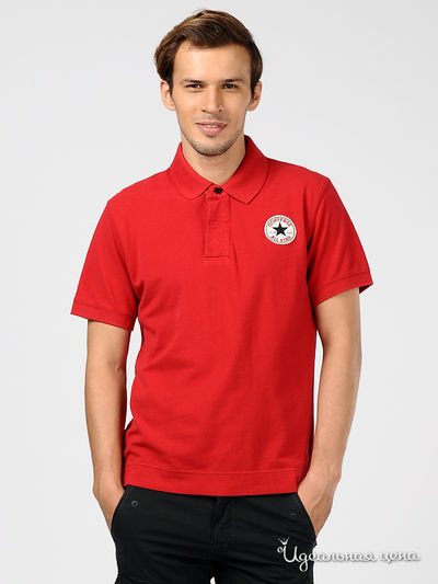 Футболка-поло Convers, цвет цвет красный
