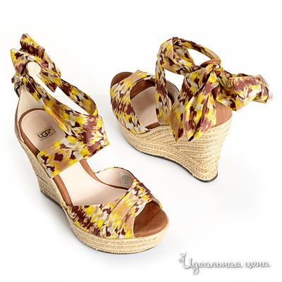 Босоножки UGG, цвет цвет мультиколор