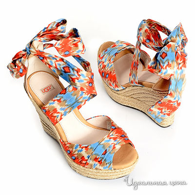 Босоножки UGG, цвет цвет мультиколор