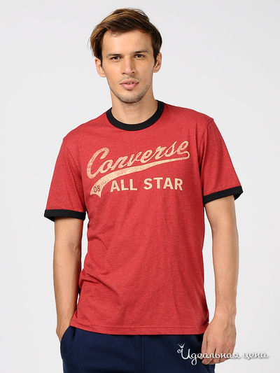 Футболка Convers, цвет цвет красный