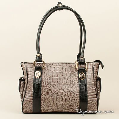 Сумка Leo Ventoni, цвет цвет серо-коричневый / черный