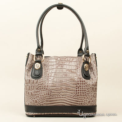 Сумка Leo Ventoni, цвет цвет серо-коричневый / черный