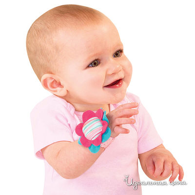 Погремушка BRIGHT STARTS, цвет цвет розовый