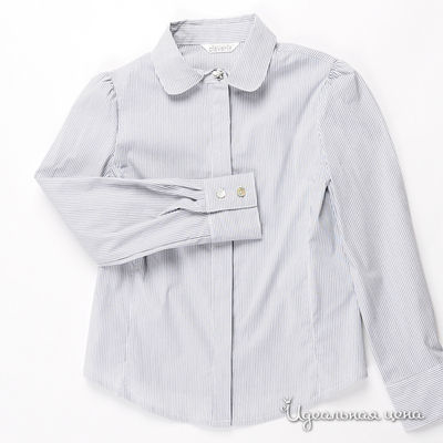 Блузка Cleverly, цвет цвет серый / принт полоска