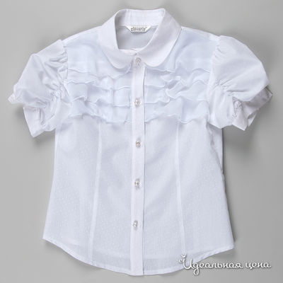 Блузка Cleverly, цвет цвет белый