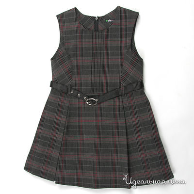 Сарафан Cleverly, цвет цвет черный / принт клетка