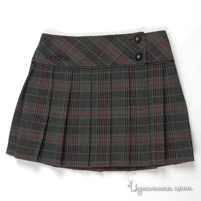 Юбка Cleverly, цвет цвет серый / принт клетка