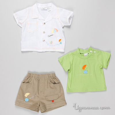 Комплект Best for kids, цвет цвет белый / зеленый / хаки