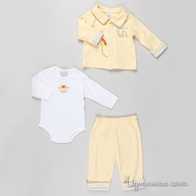 Комплект Best for kids, цвет цвет желтый / белый